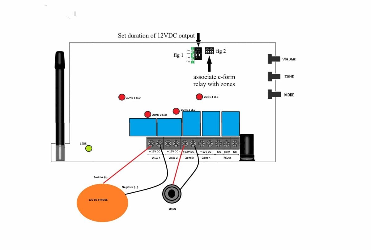 ERA-DCRX C-Form Relay Connection Diagram